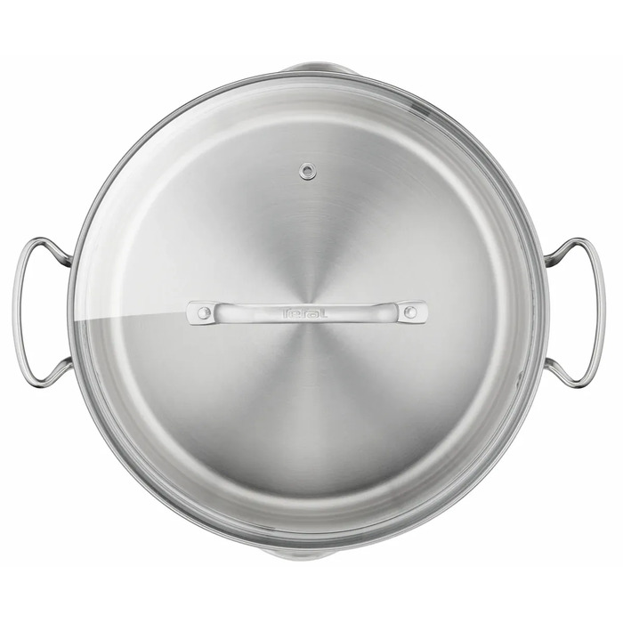 Tefal Набор посуды Duetto Plus, 10 предметов, нержавеющая сталь, стекло