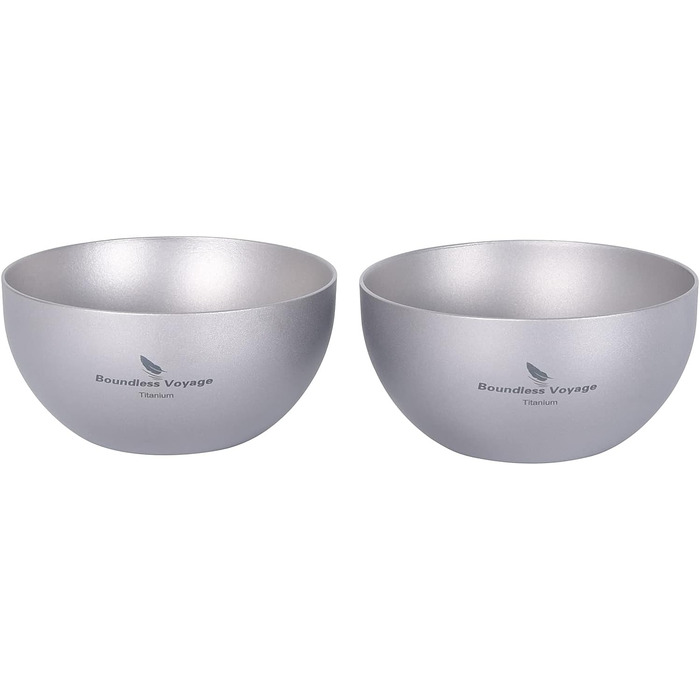 Титанові чаші для кемпінгу 2 шт. iBasingo