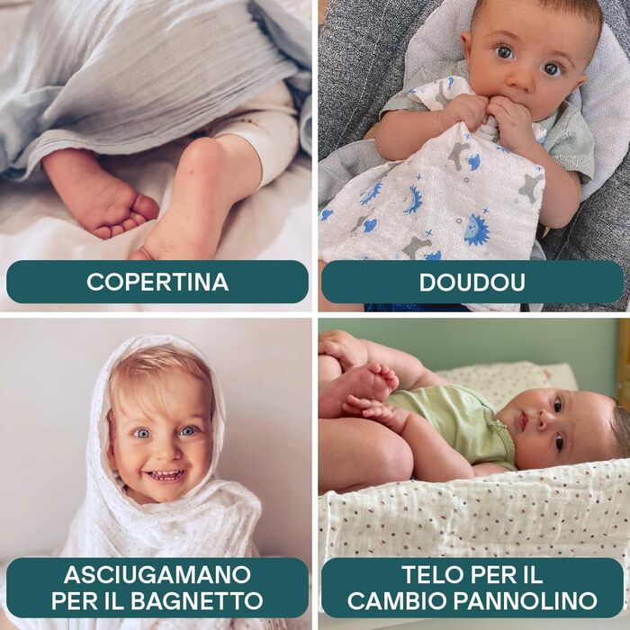 Набір із 3 рушників для дітей 80 х 80 см KOALA BABYCARE