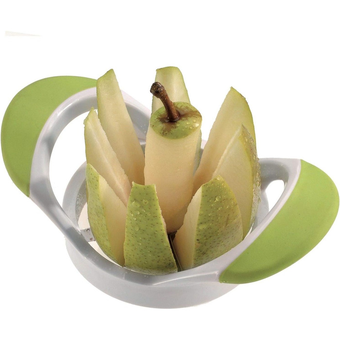 Слайсер для яблук і груш Westmark/серцевина для фруктів, ø 9 см, алюміній/нержавіюча сталь, срібло, 51102260 (пластик 8p)