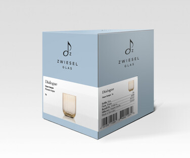 Ваза 12,4 см сіро-коричнева Dialogue Zwiesel Glas