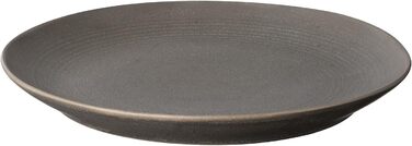 Обідня тарілка 26 см темно-коричнева Kumi Blomus
