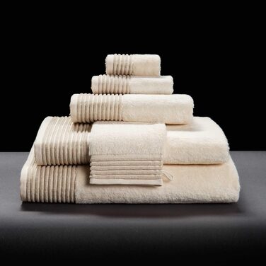 Рушник для гостей 30 x 50 см молочний Chenillebiesen Wellness Möve