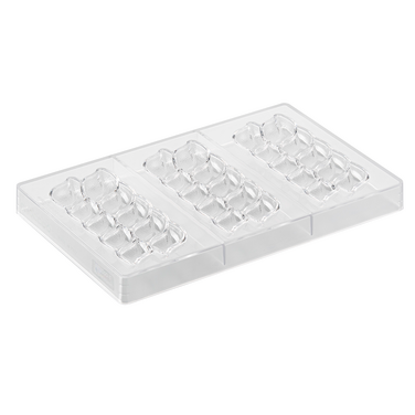 CH041 - RIFLESSO-T Форма для шоколаду 143x60 h13 мм (77 мл x 3)