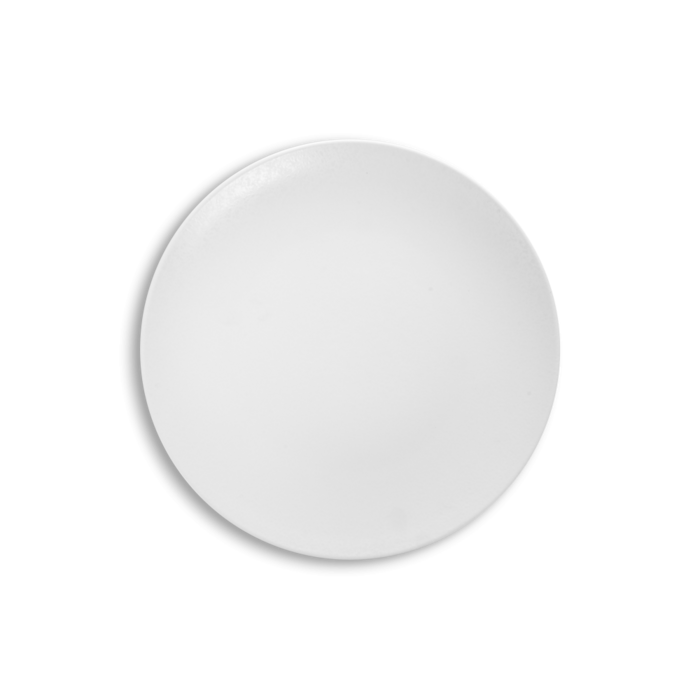 Тарелка мелкая Ariane Oxide 24 см rimless pearl white AVCARNA70011024