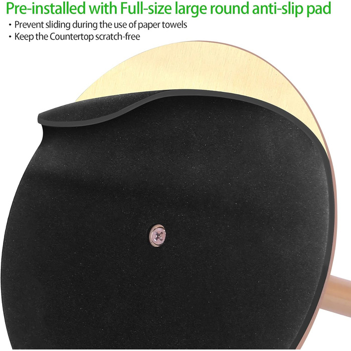 Тримач для кухонних рулонів настільний 31 см, золотистий OBODING