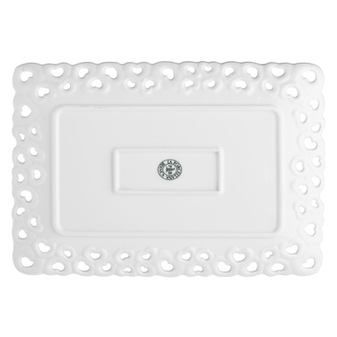 Поднос прямоугольный La Porcellana Bianca VALENTINO, фарфор, 31 х 22 см