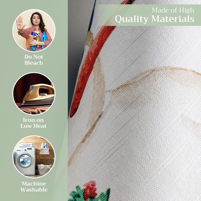 Набір із 3 багатоцільових кухонних рушників Maison d&39 Hermine Rural Christmas, 100 бавовна Барні рушники День подяки/Різдво (50 см x 70 см) (хромований)
