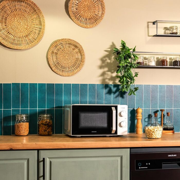 Мікрохвильова піч інверторна 700 Вт, 19 л Proclean 2010 Inverter White Cecotec