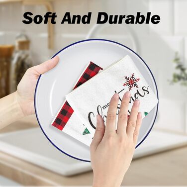 Набор из 2 рождественских кухонных полотенец 43 x 66 см LUYANFX
