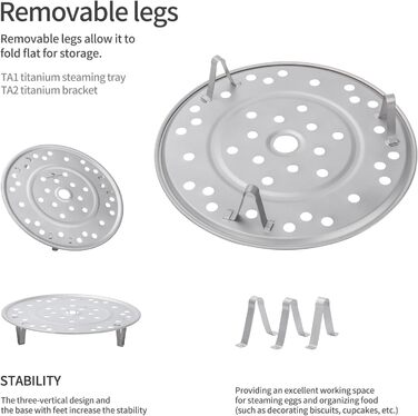 Тримач для пароварки 17 см. Boundless Voyage Ti6030P