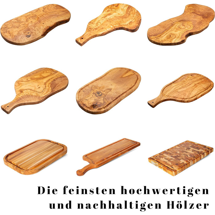 Обробна дошка для їжі 4 шт. 28 см з ручкою Erreke