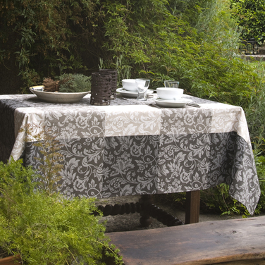 Скатерть Atenas Home Textile Mikonos Gris, хлопок с покрытием