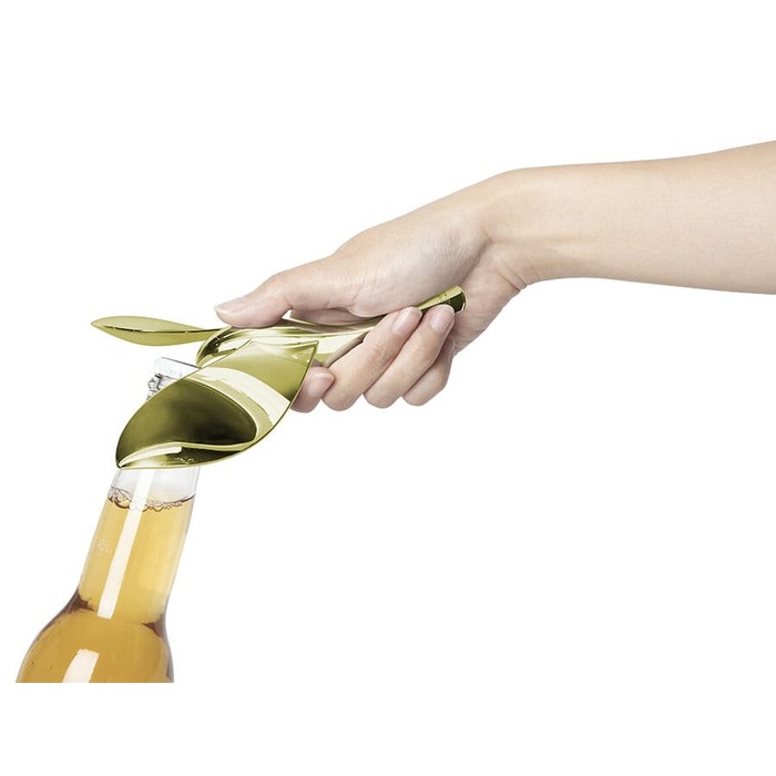 Відкривач для пляшок на підставці латунь Tipsy Umbra