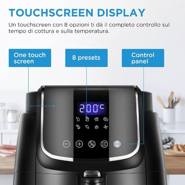 Аерофритюрниця 3,5 л 1500 Вт Midea
