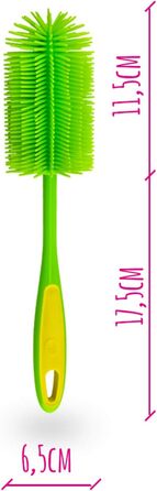 Силиконовая щетка для посуды черная Kochblume