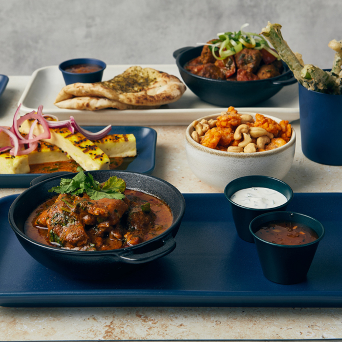 Блюдо прямоугольное 35х16.5 см, Terra Stoneware Antigo Denim, GenWare