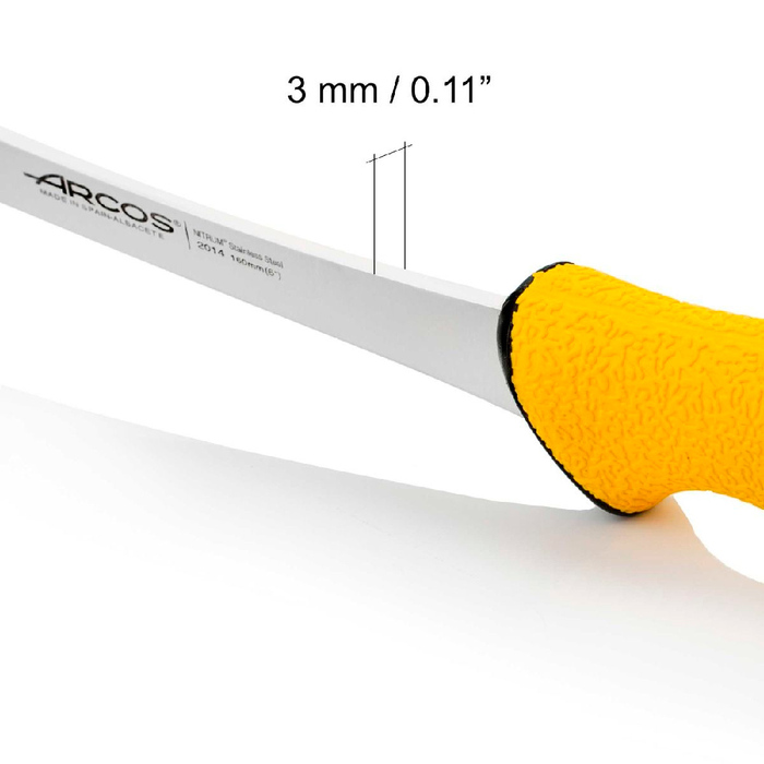 201400 Ніж обробний жорсткий 160 мм серія 'DUO PRO'