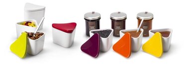 Баночка для варення / соусу з кришкою, 5 предметів 0,30 л Continenta