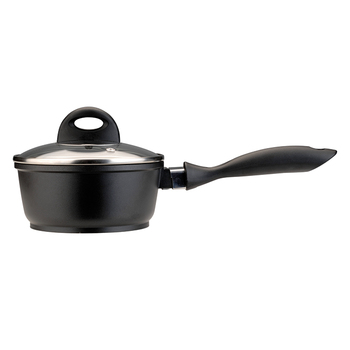 Ківш із антипригарним покриттям BergHOFF, зі скла. кришкою, діам.16 см, 1,1 л