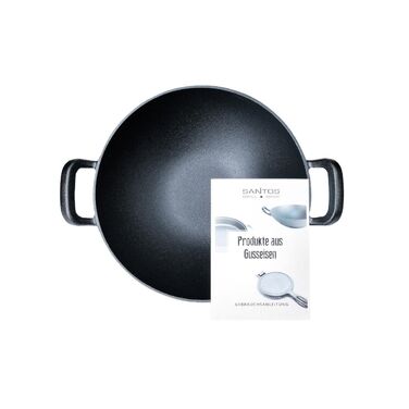 Чугунный вок 32 см Santos