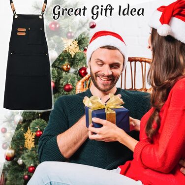 Фартух кухонний чорний FunChaos