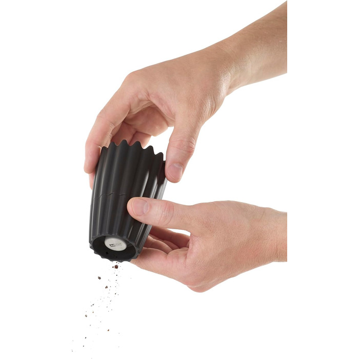 Мельница для перца и соли двойная магнитная, черная MagTwo AdHoc