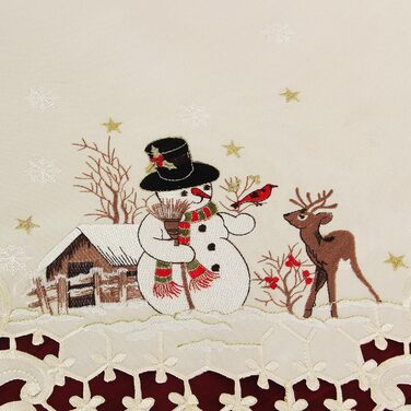 Різдвяна скатертина 38 x 108 см, овальна HanaQi