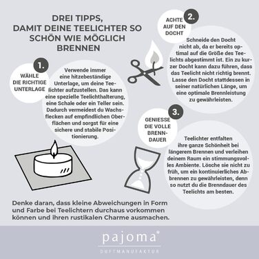 Чайні свічки pajoma, білі Чайні свічки без запаху Час горіння 8 годин - воскова вага 20 г, 25 x 38 мм Для кейтерингу, весіль, декорування, святкування, відпочинку, 100 шт. (1 упаковка) (Без запаху, 100 шт. (3 упаковки))