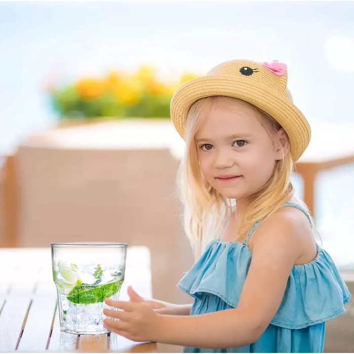 Пластиковые стаканы 250 мл, набор 8 предметов Tebery