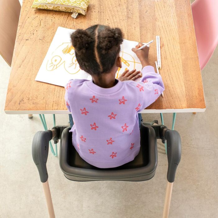 Дитячий стільчик для годування від 0 до 14 графіт Minla Maxi-Cosi