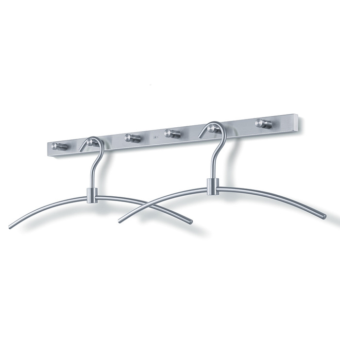 Вішалка для одягу в передпокій настінна 60 см Accolo Zack