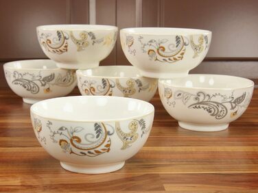 Серія Palacio, набір посуду 30 предметів (круп'яні миски, 6 шт. ), 16665