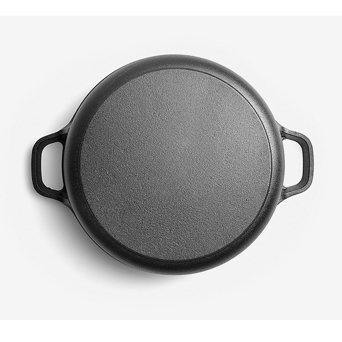 Чугунная сковорода со стеклянной крышкой Ø35 см GRILLI 777192 Код: 012715