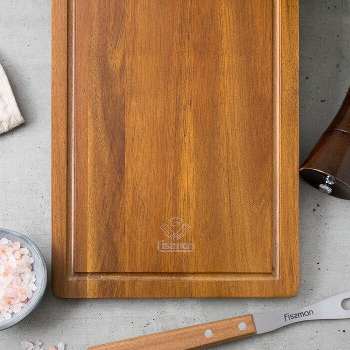 Набір інструментів для барбекю Fissman з дошкою 3 придмети X30Cr13 сталь (2777)