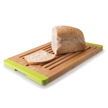 Дошка для хліба бамбукова з силіконовими ручками BergHOFF, 38 х 37 см