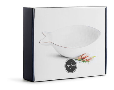 Піала для морепродуктів велика 31х26х7 см біла Sagaform