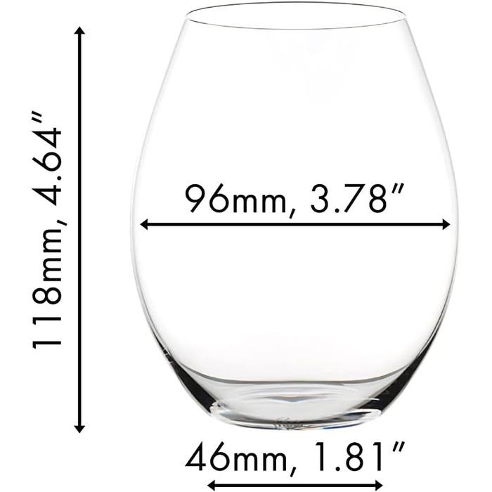 Набір келихів для вина 0,57 л, 4 предмети, Wine Friendly Riedel