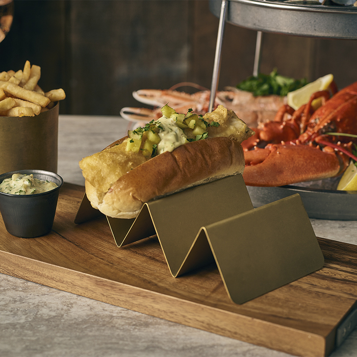 Підставка для Fast Food, 20*10*5 см, Gold Vintage Steel, GenWare