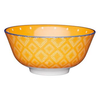 Миска Kitchen Craft ORANGE SPOT, кераміка, діам. 16 см, 500 мл