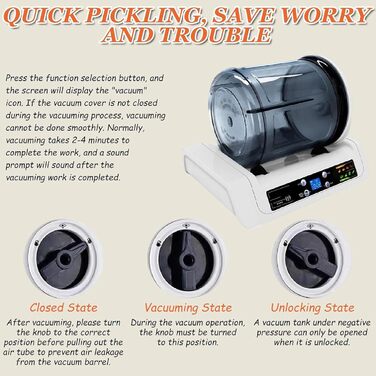 Вакуумный маринатор для мяса и овощей 5 л белый Generic