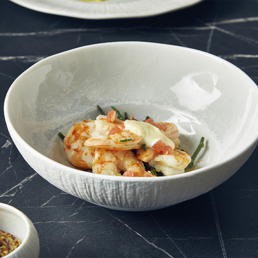 Салатник 1150 мл, 20 см, Incise Porcelain Lucine, GenWare