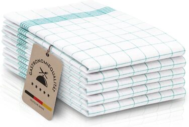 Набір кухонних рушників з 5 предметів 50 x 70 см, бірюзовий ZOLLNER