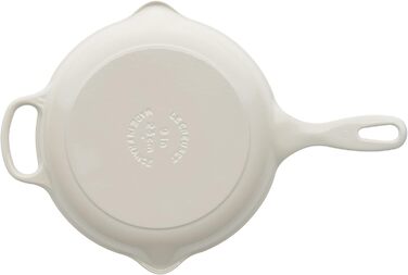 Чавунна сковорода LE CREUSET Signature, кругла, Ø. Для всіх типів плит, вкл. підходить для індукції, 1,93 кг, гранатовий, 20182239490422 (безе, 23 см)