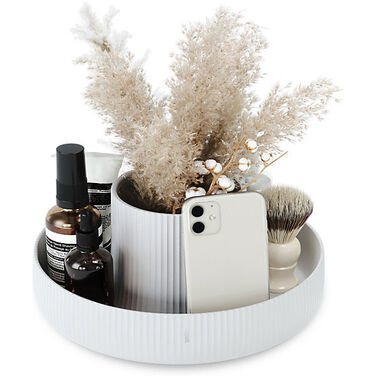 Кашпо 24 х 11 х 24 см біле Fountain Umbra