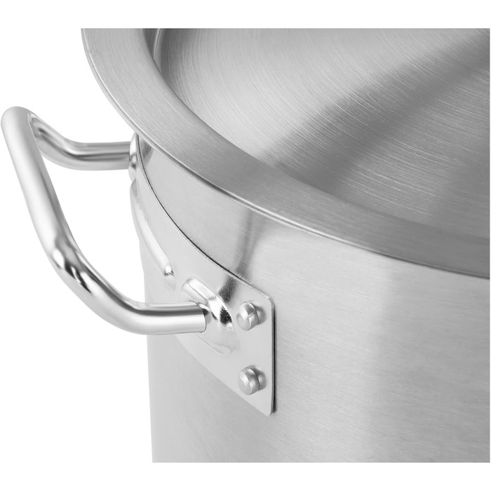 Каструля 20 л з нержавіючої сталі з кришкою 30 смRoyal Catering