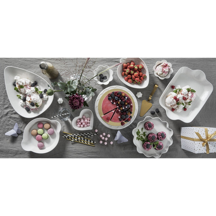 Форма для випічки кругла 23 x 28,5 х 5,55 см, біла Sagaform