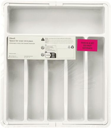 Лоток для столовых приборов, пластик, 57 x 38 x 5 см Lifewit