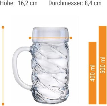 Набор из 6 пивных кружек 0,5 л, Diamond Stölzle Lausitz