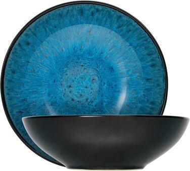 Набор посуды из 16 предметов синий Creatable